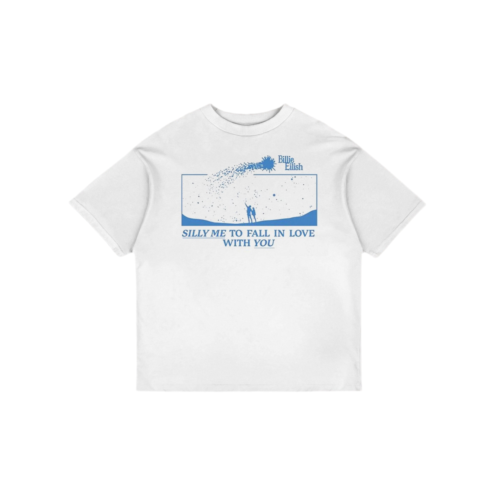 Billie eillish white t-shirt v3