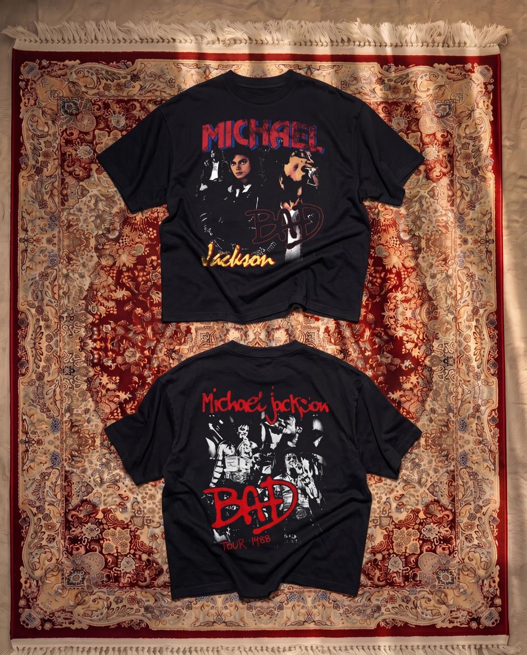 Michael jackson v2 black t-shirt