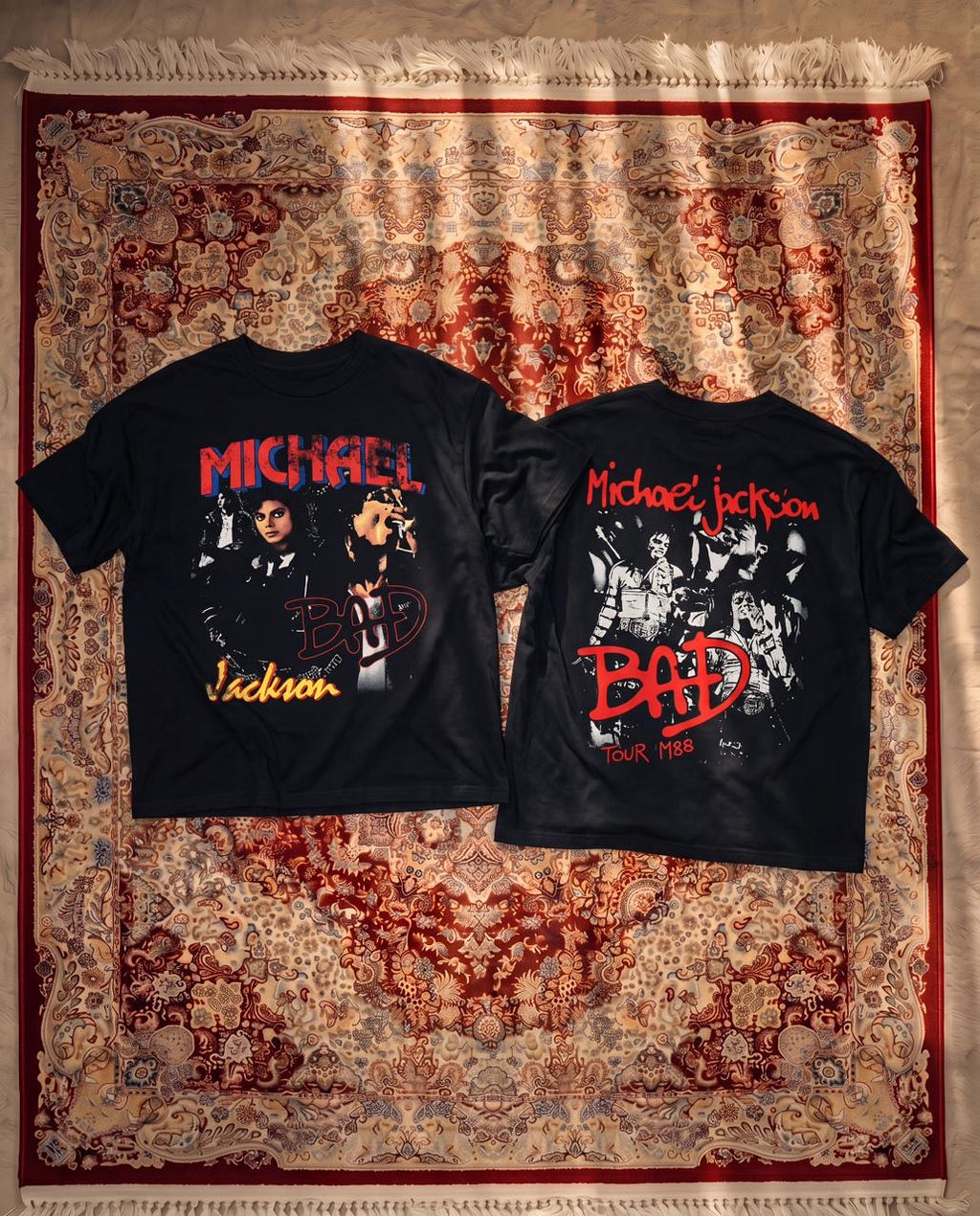 Michael jackson v2 black t-shirt