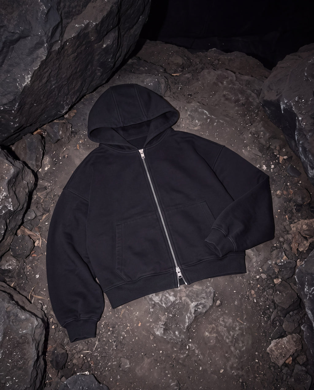 Blank zip-up