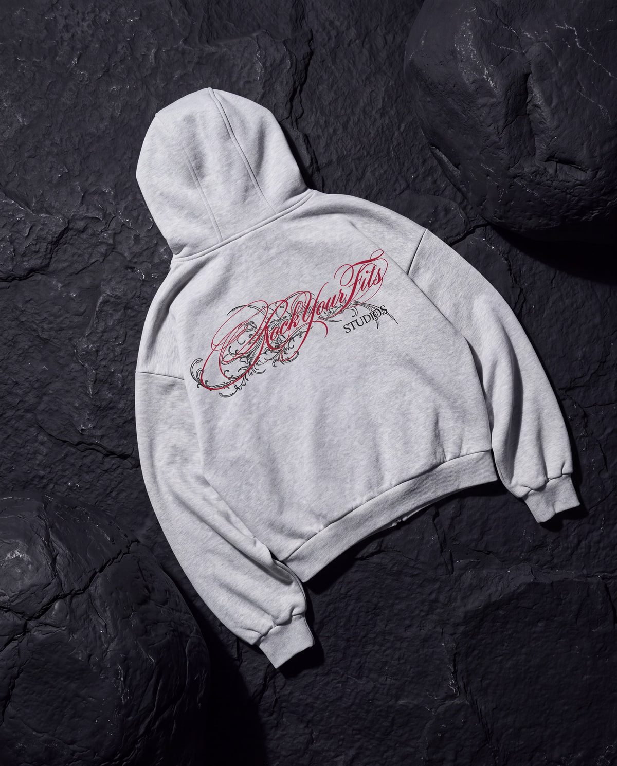 Script Zip Hoodie