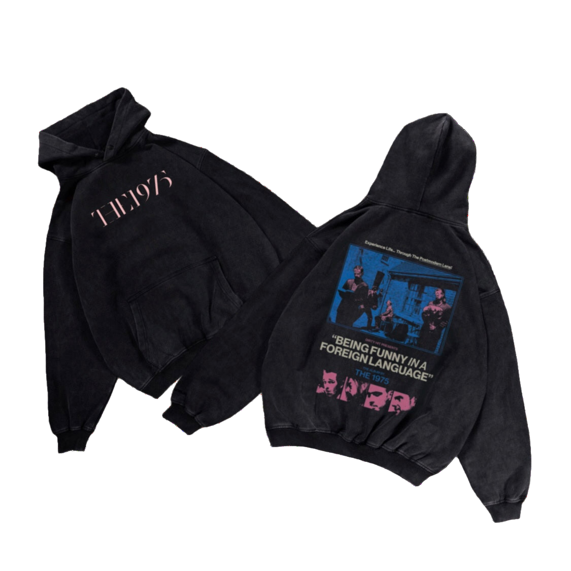 The 1975 washed hoodie