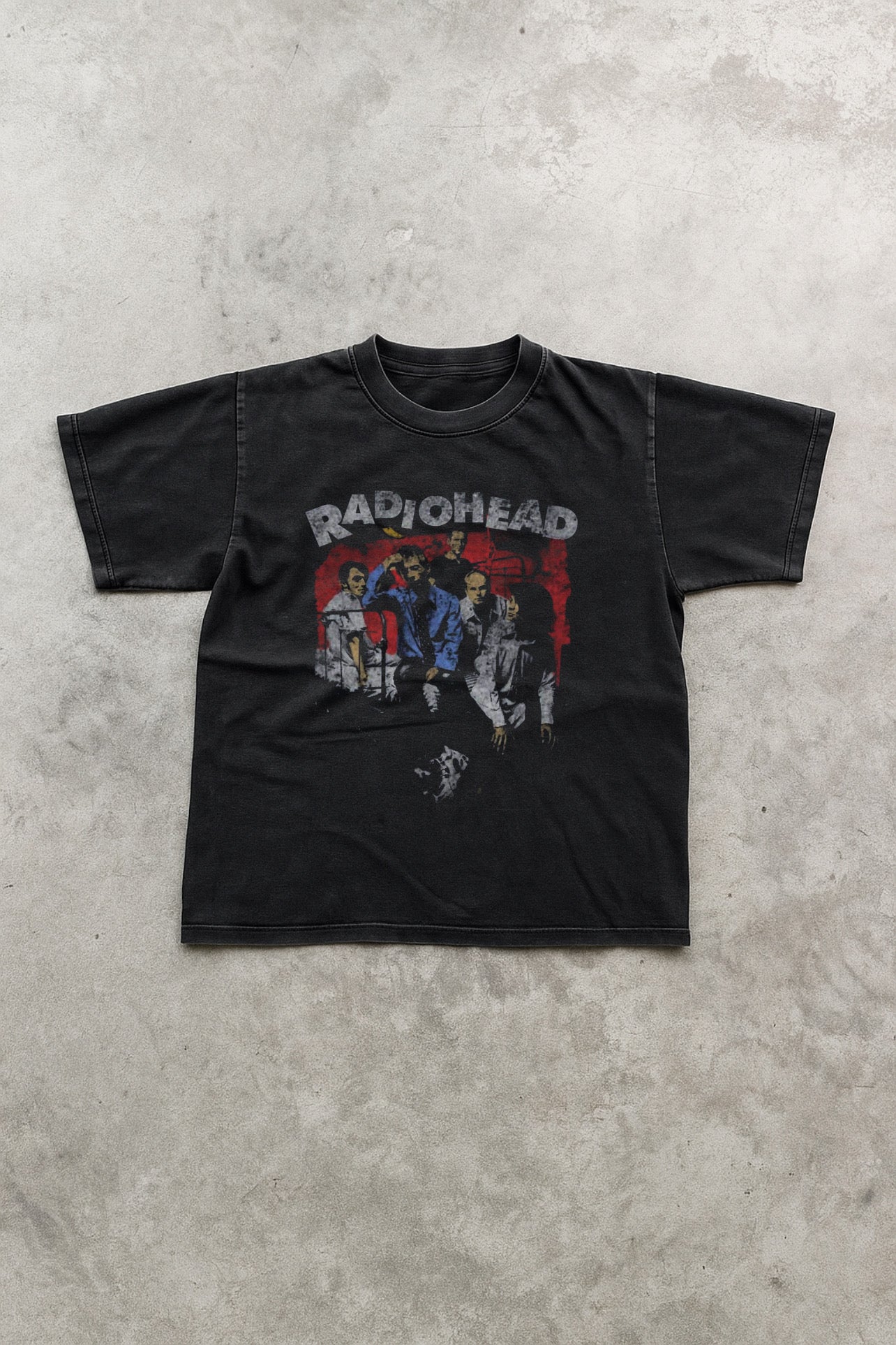 Radio head washed t-shirt