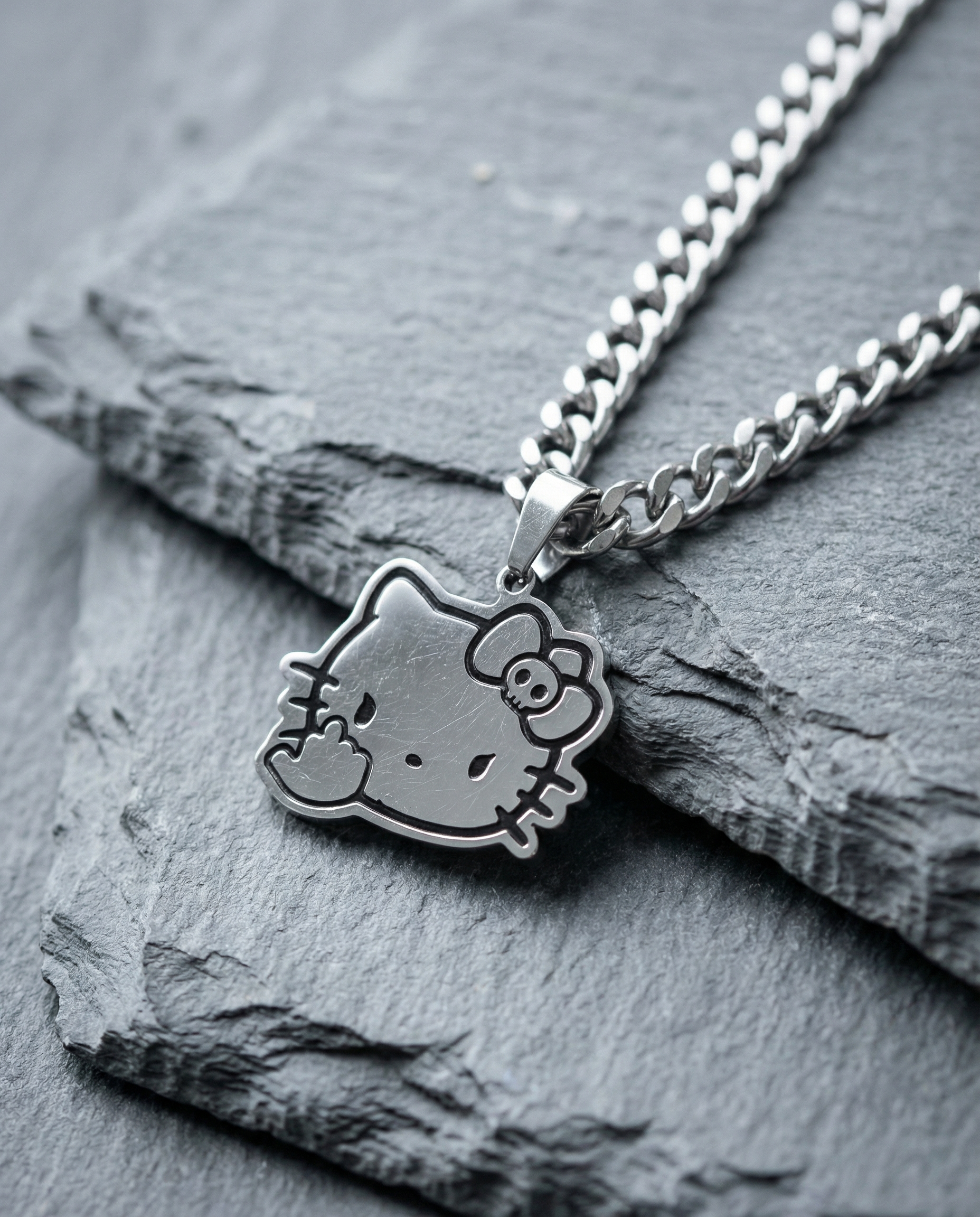 Middle finger hello kitty