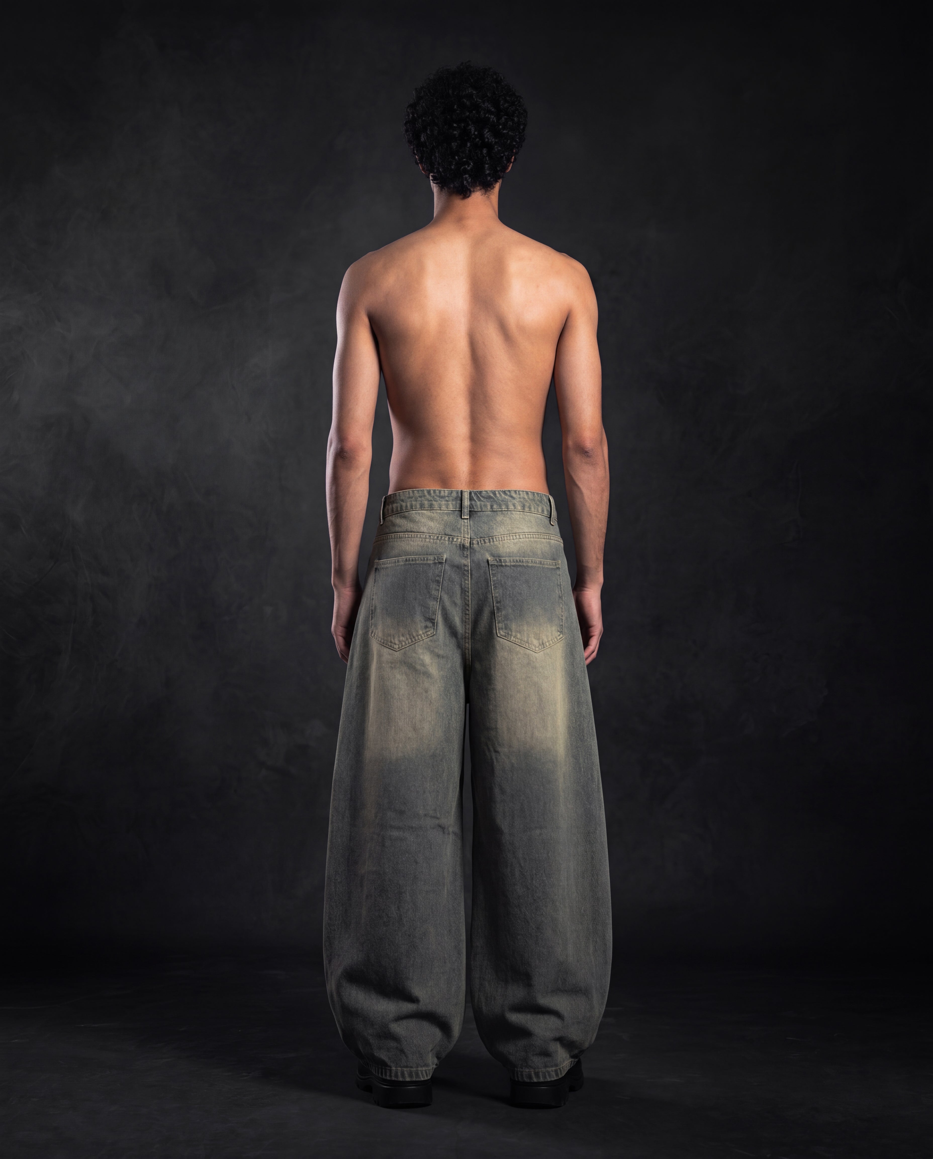 Dirty-blue-BAGGY Jeans