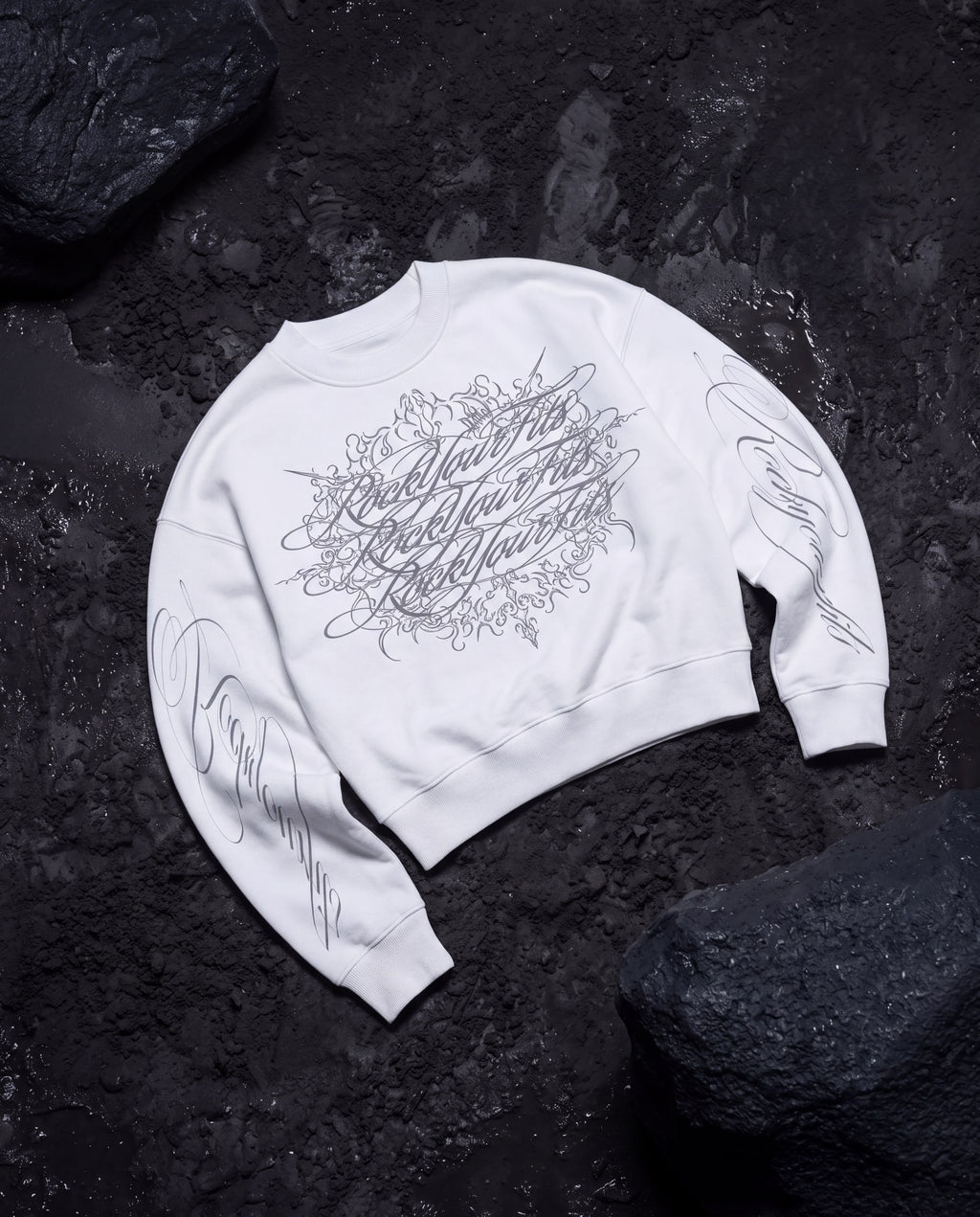 Royal script crewneck