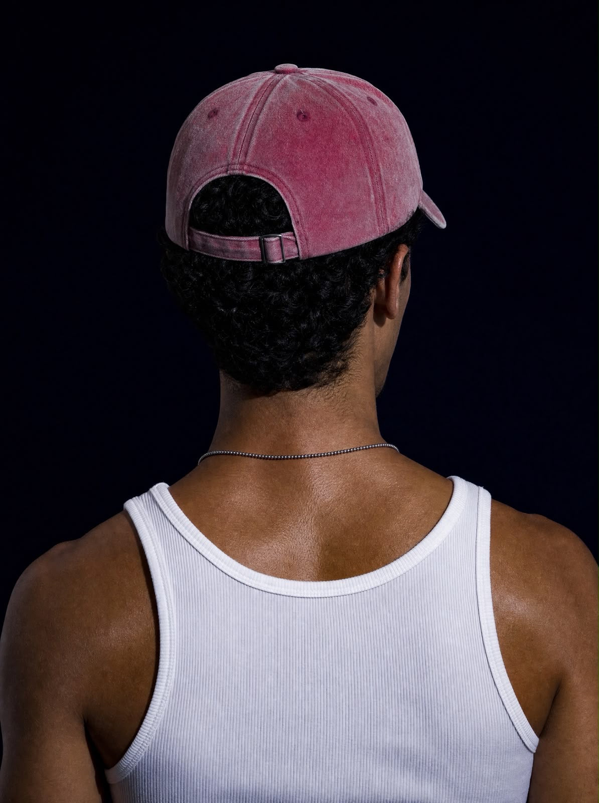 Cap burgundy washed