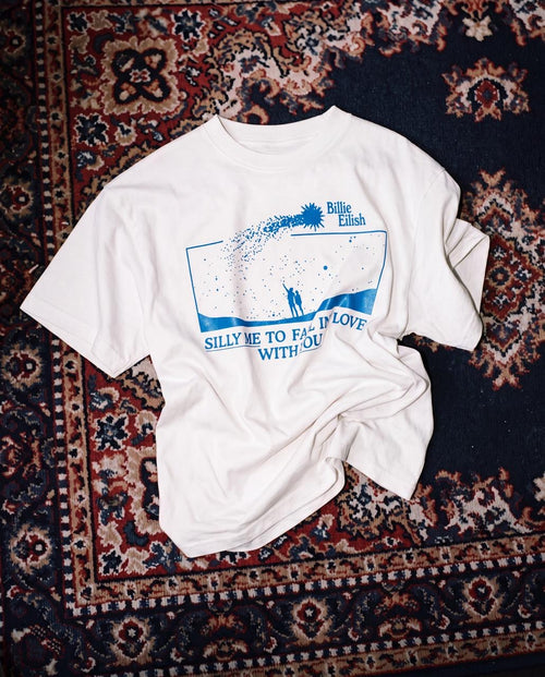 Billie eillish white t-shirt v3