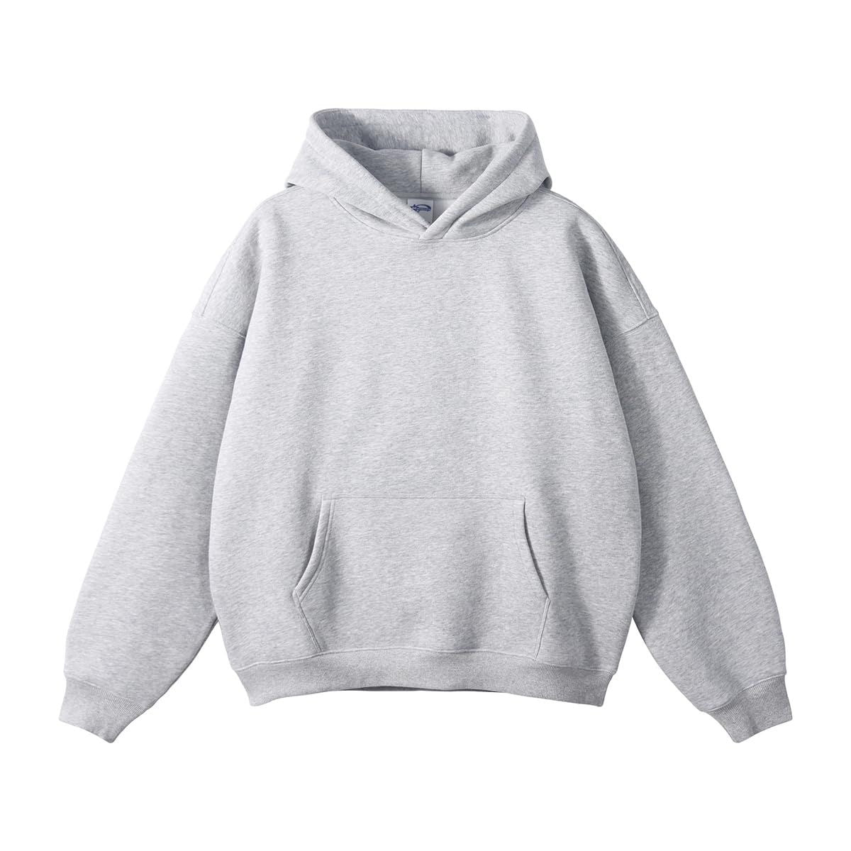 Light gray hoodie boxyfit