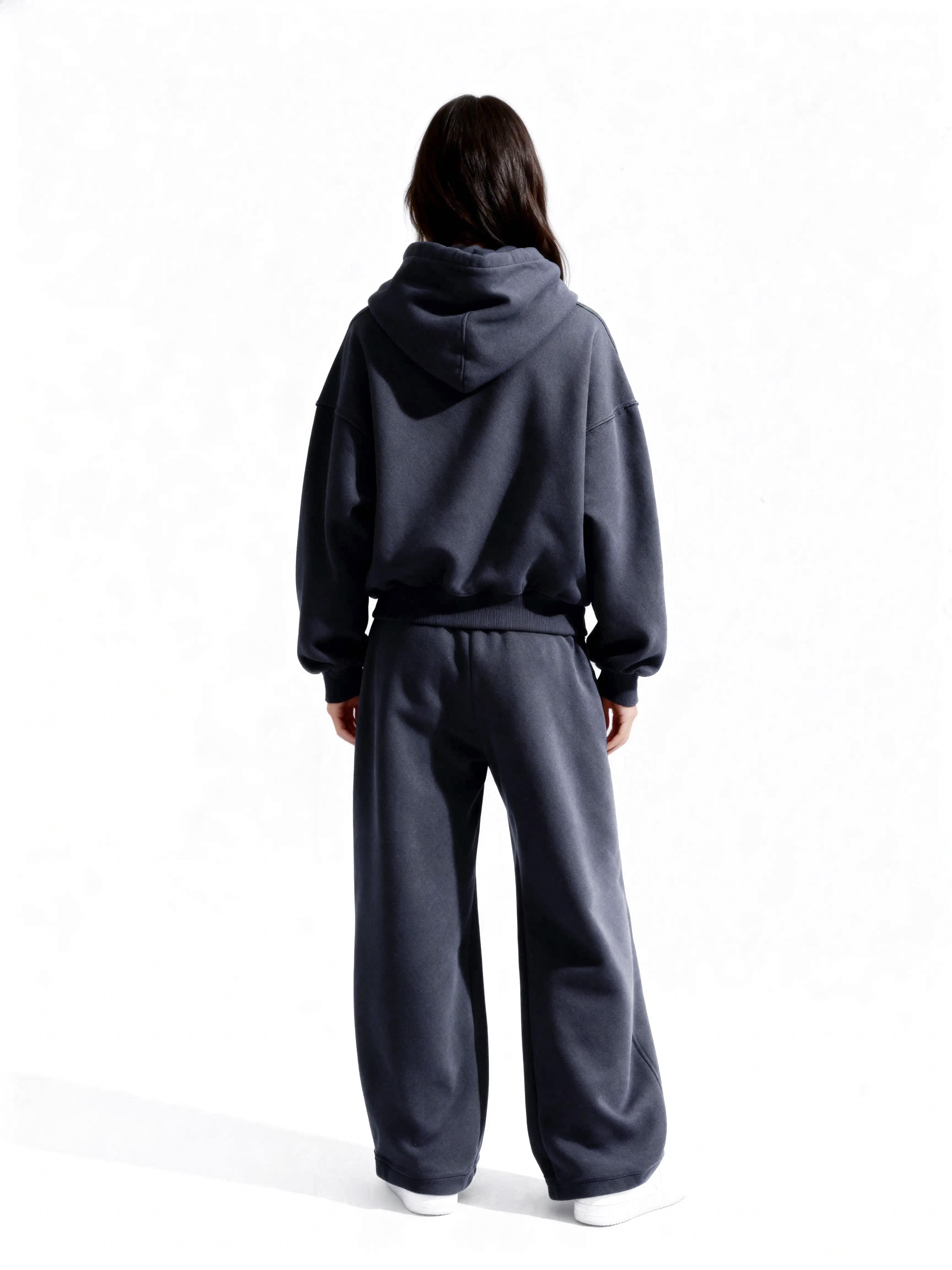 Gray set hoodie and sweatpants