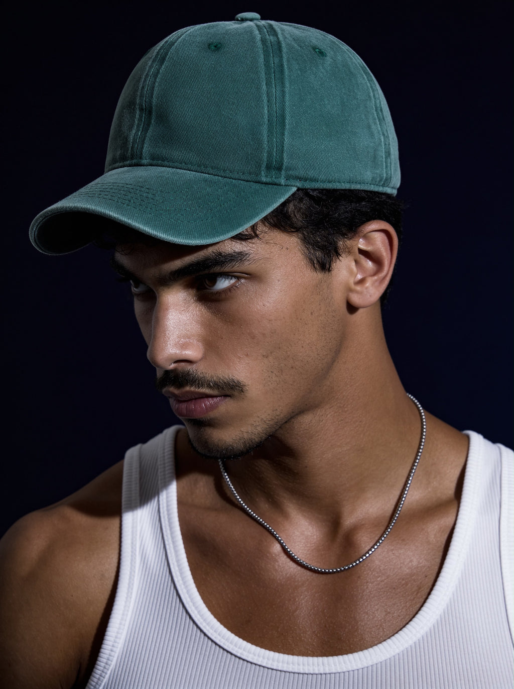 Cap washed green