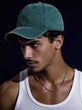 Cap washed green