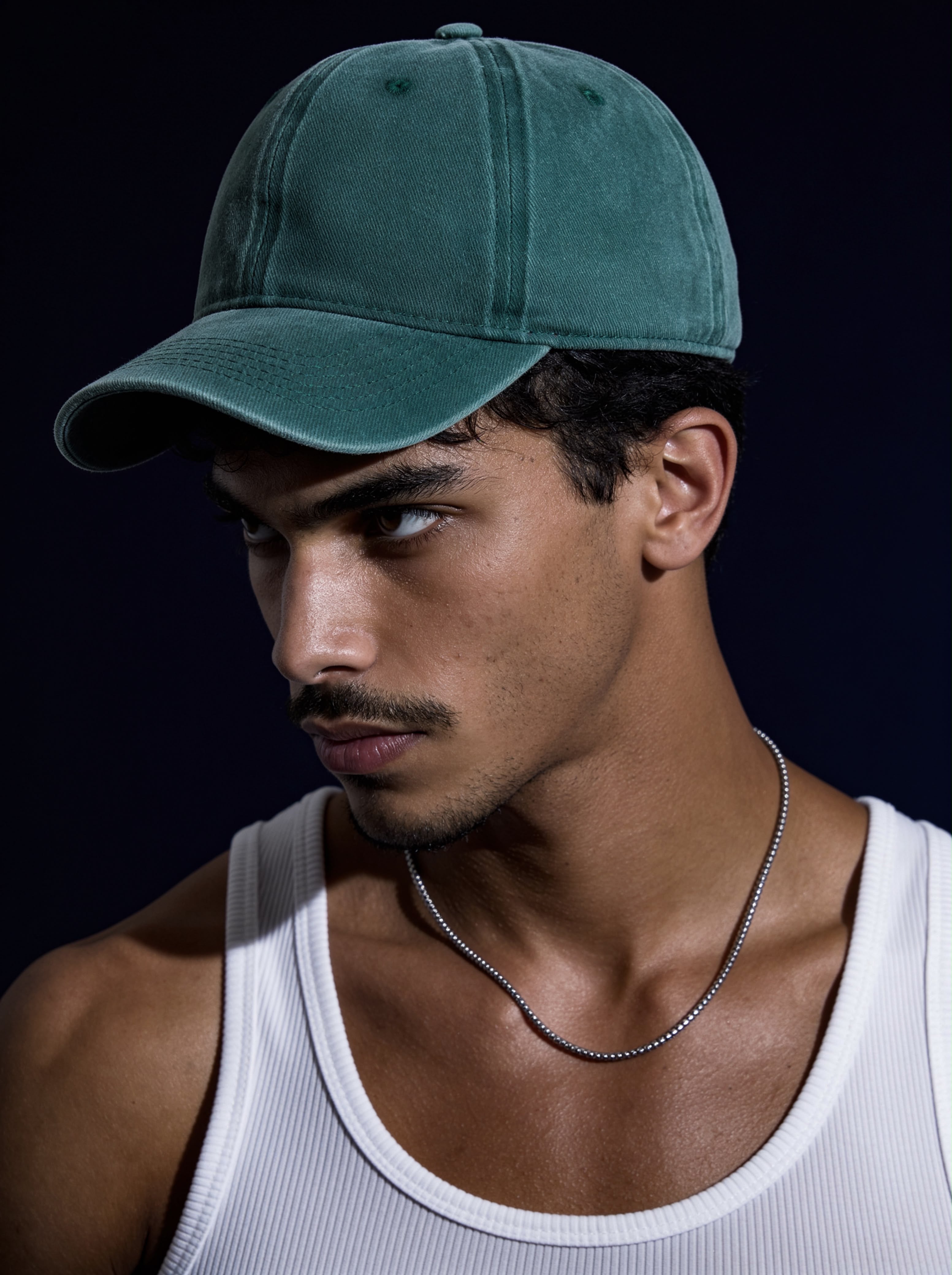 Cap washed green