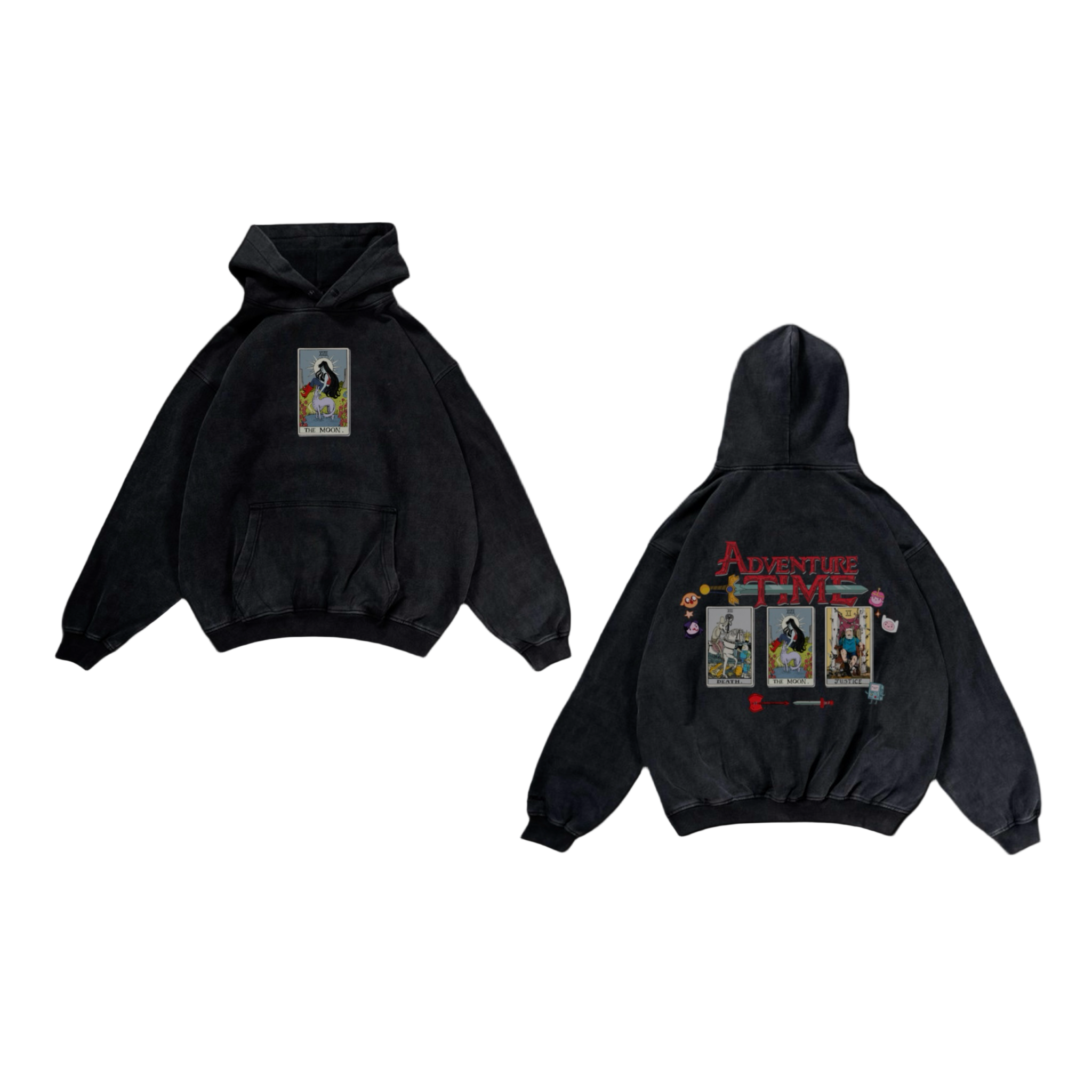 (Marcy)adventure time washd hoodie