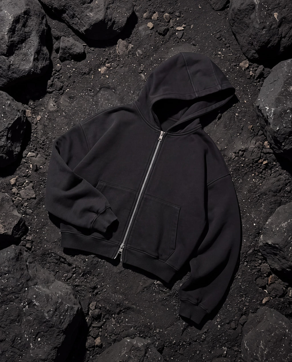 Blank zip-up