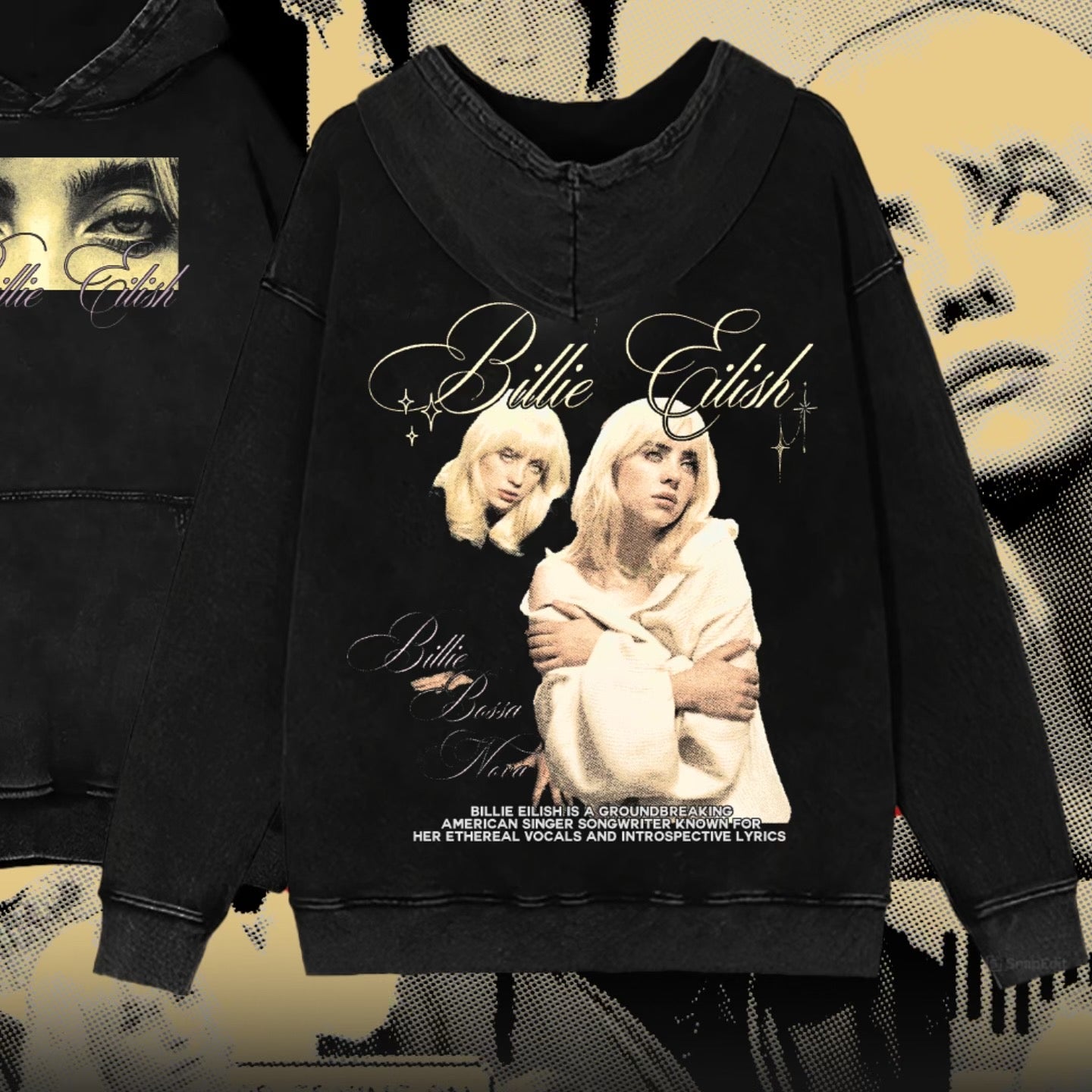 Billie eilish washed hoodie