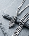 Evil snake necklace