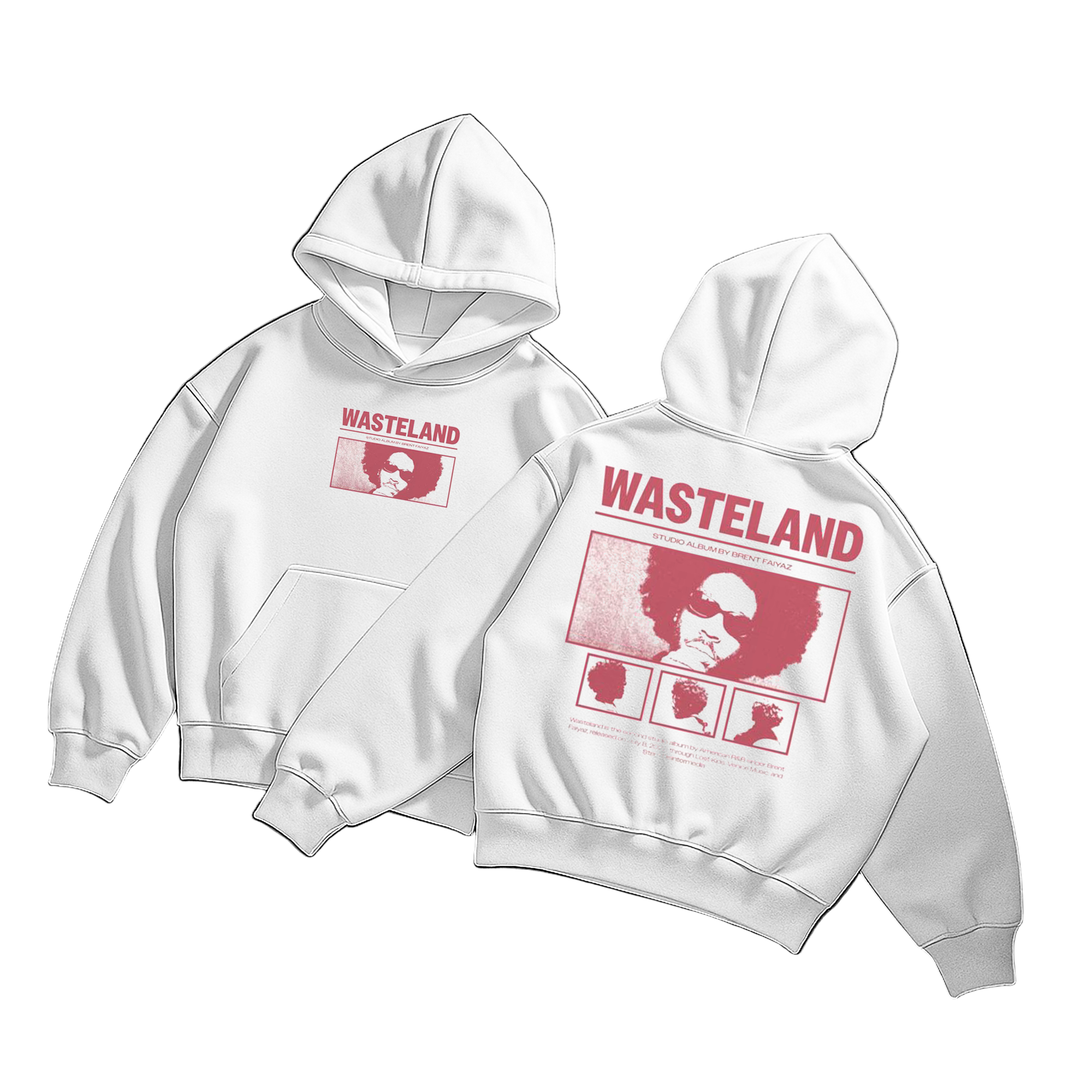Wasteland white hoodie