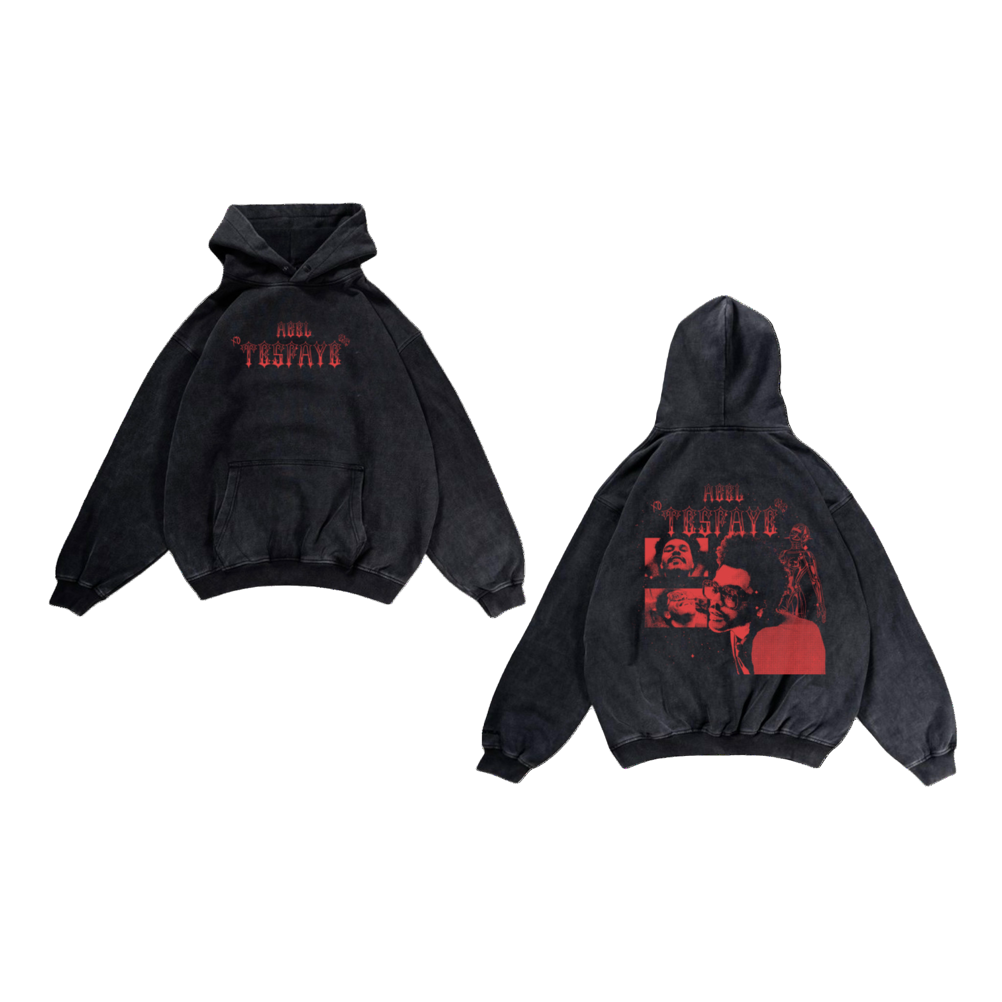 Abel tesfaye washed hoodie