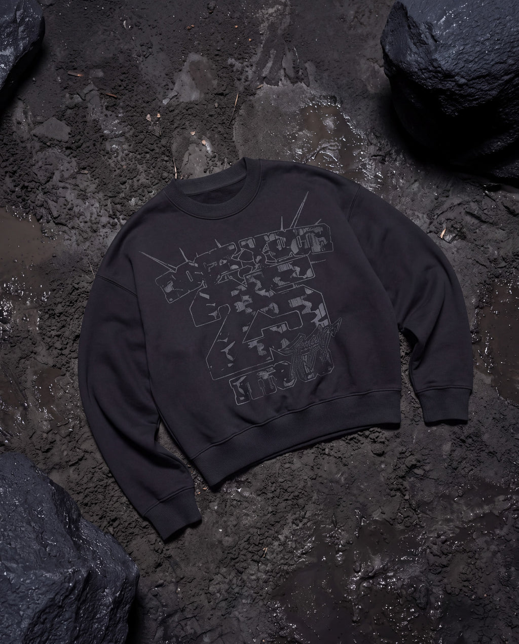 Camo rebellion crewneck