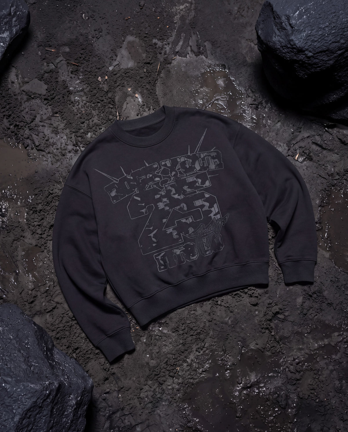 Camo rebellion crewneck