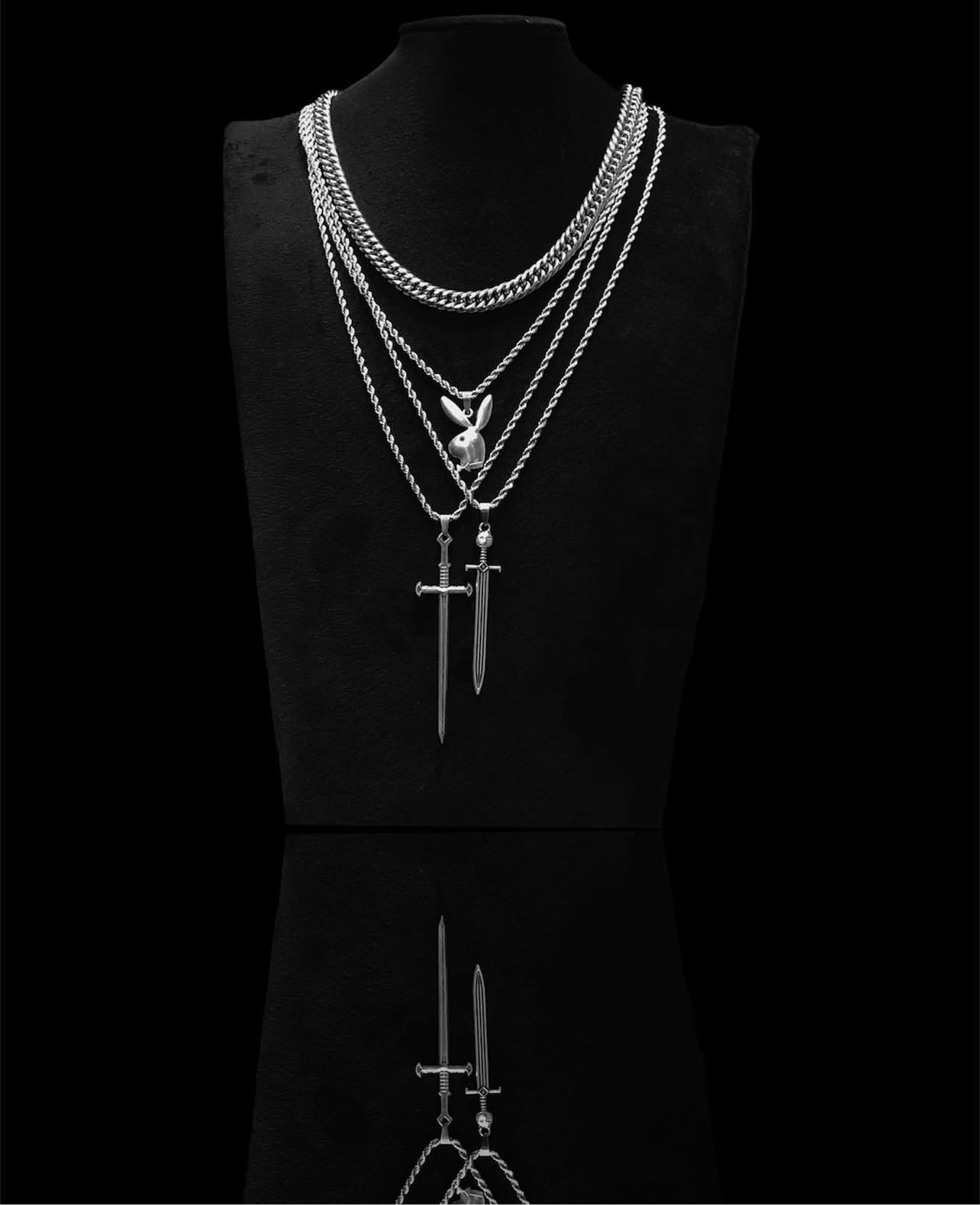 Swards and pb necklaces