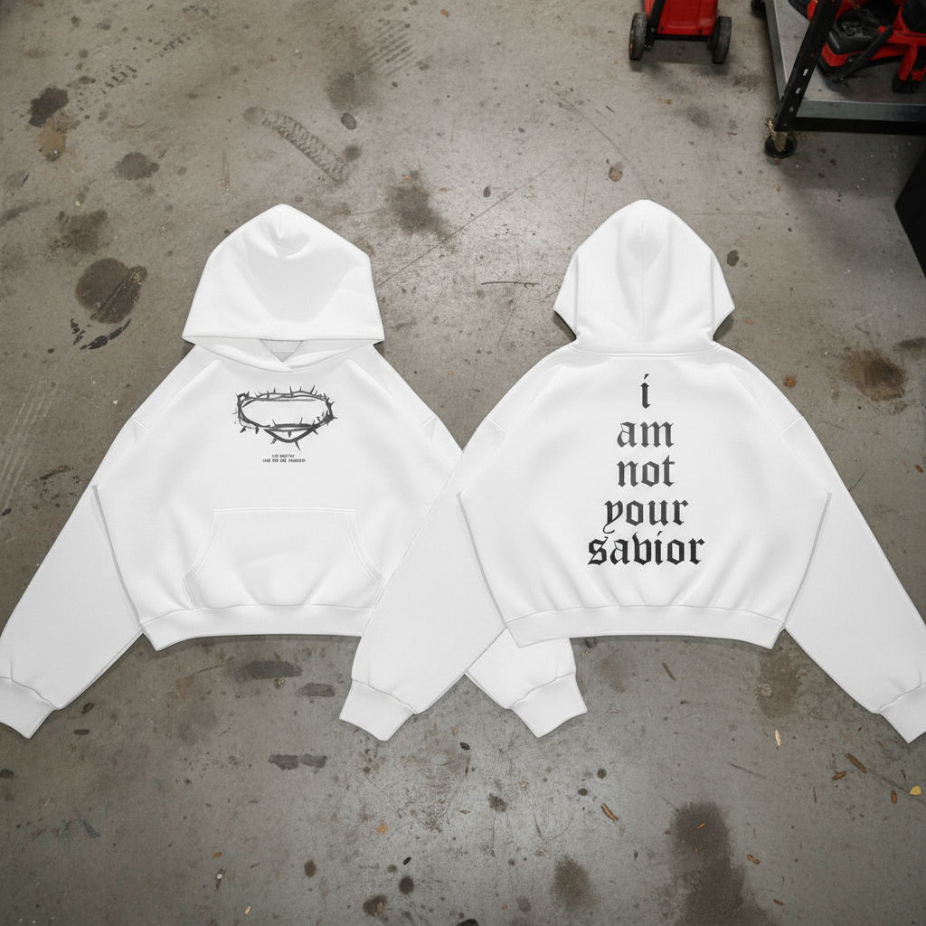 Kendrick lamar white hoodie