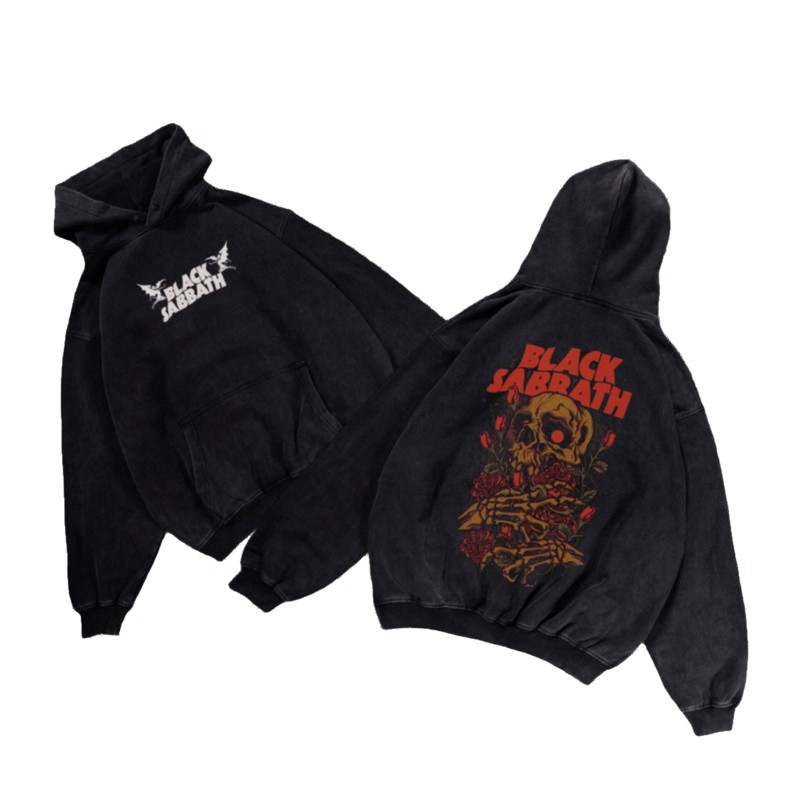 Black sabbath washed hoodie