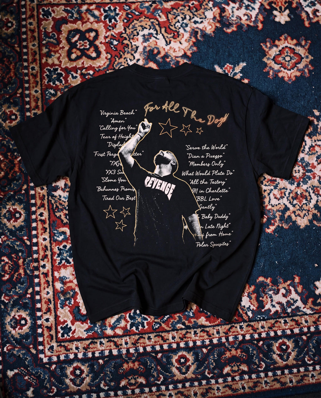 Drake v4 black t-shirt