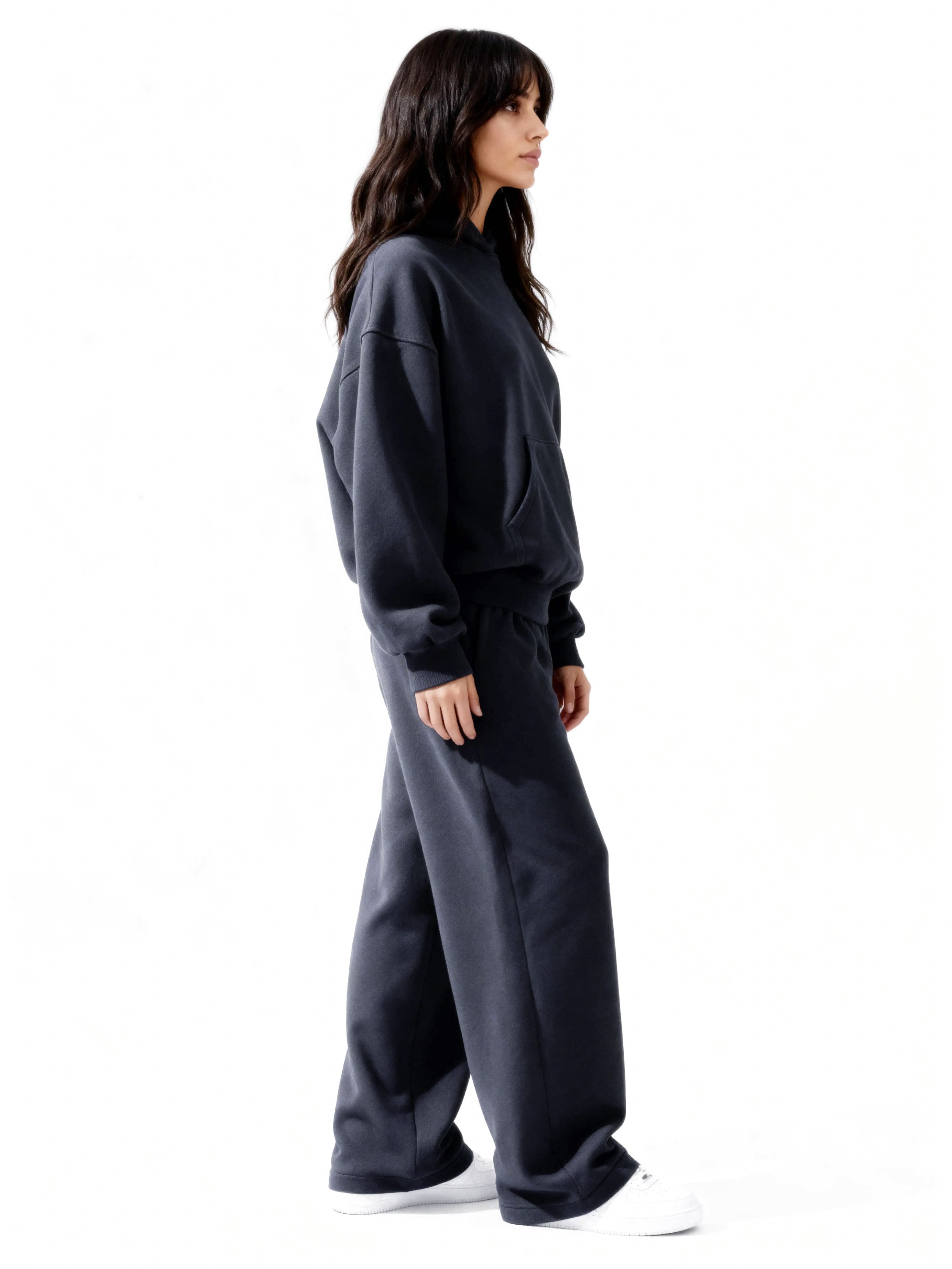 Gray set hoodie and sweatpants