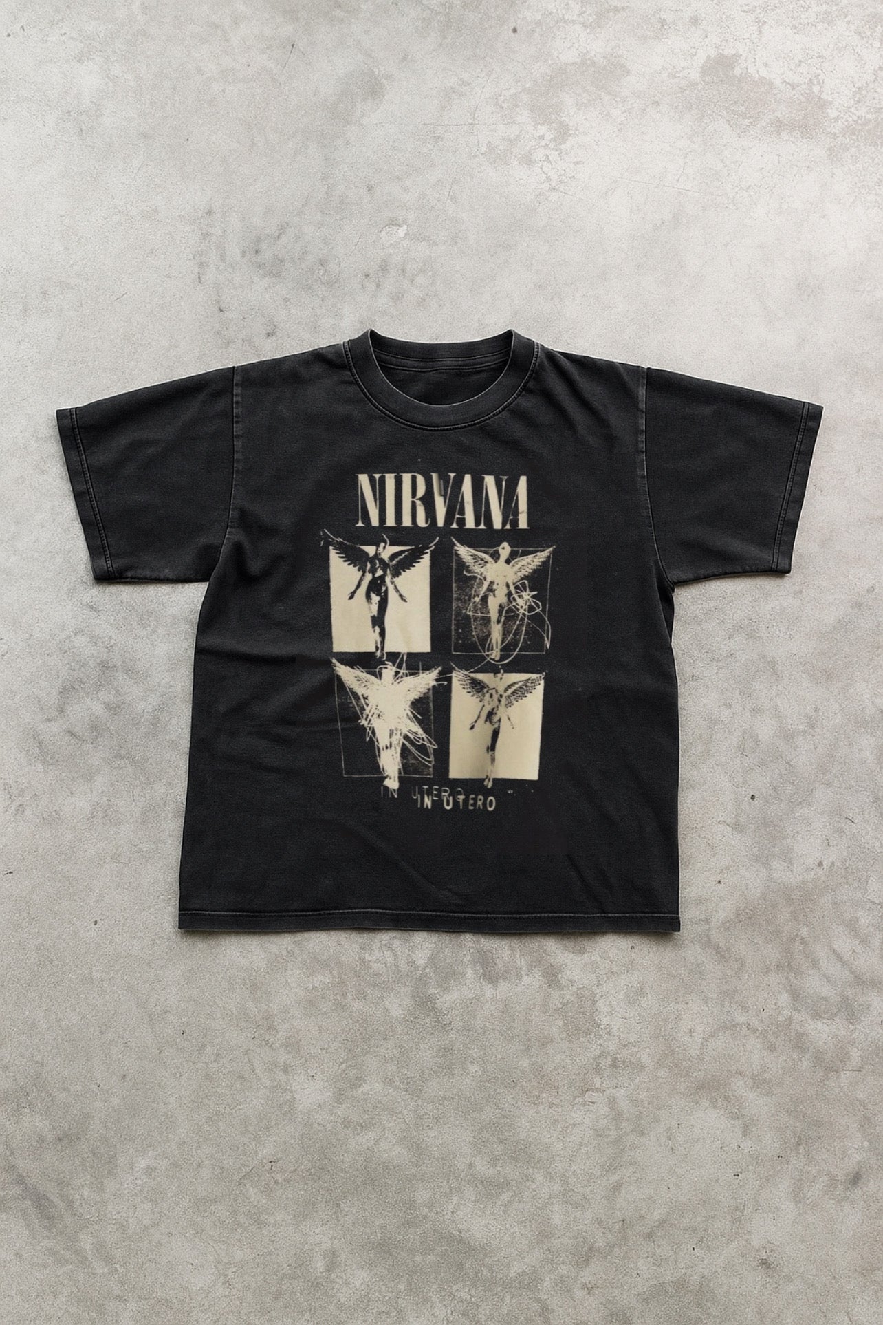 Nirvana washed t-shirt v2