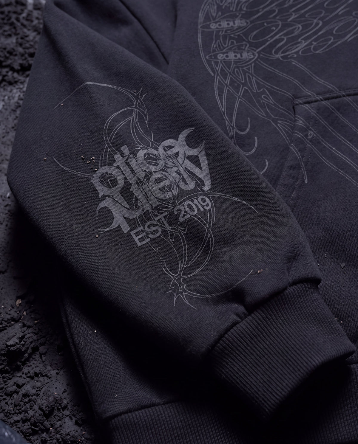 Cipher zip hoodie
