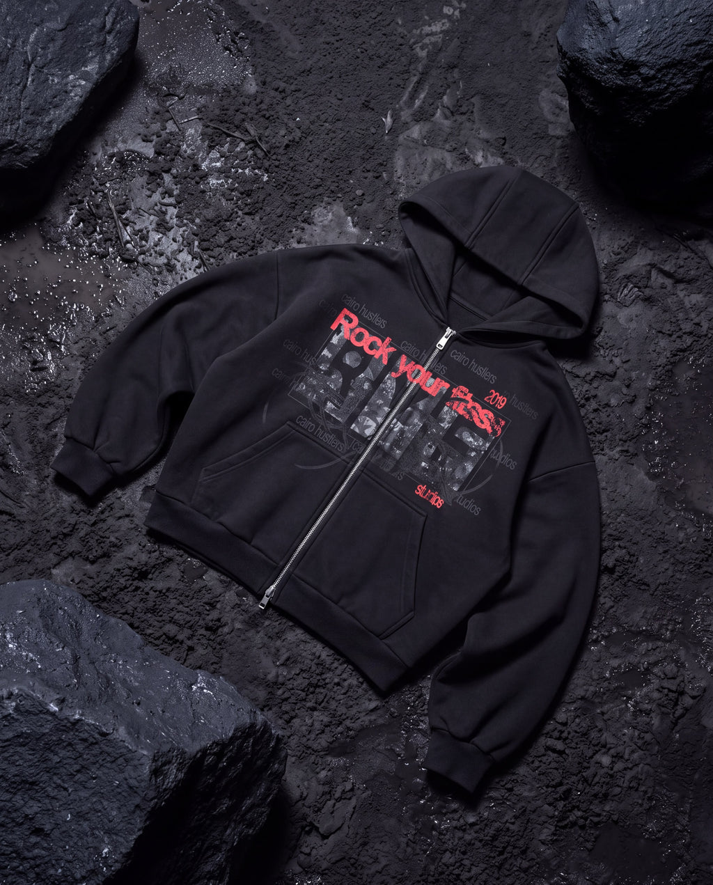 Distortion Zip Hoodie