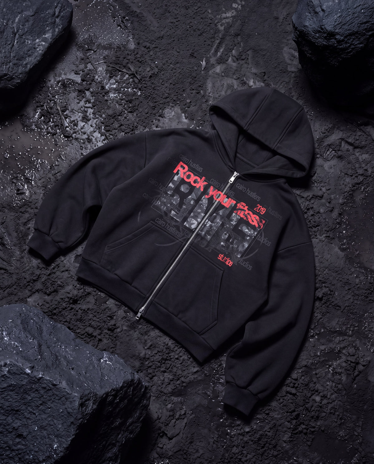 Distortion Zip Hoodie