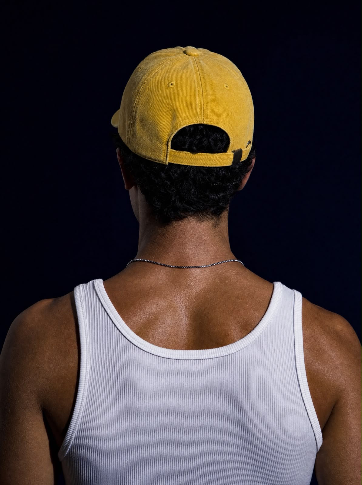 Cap yellow washed