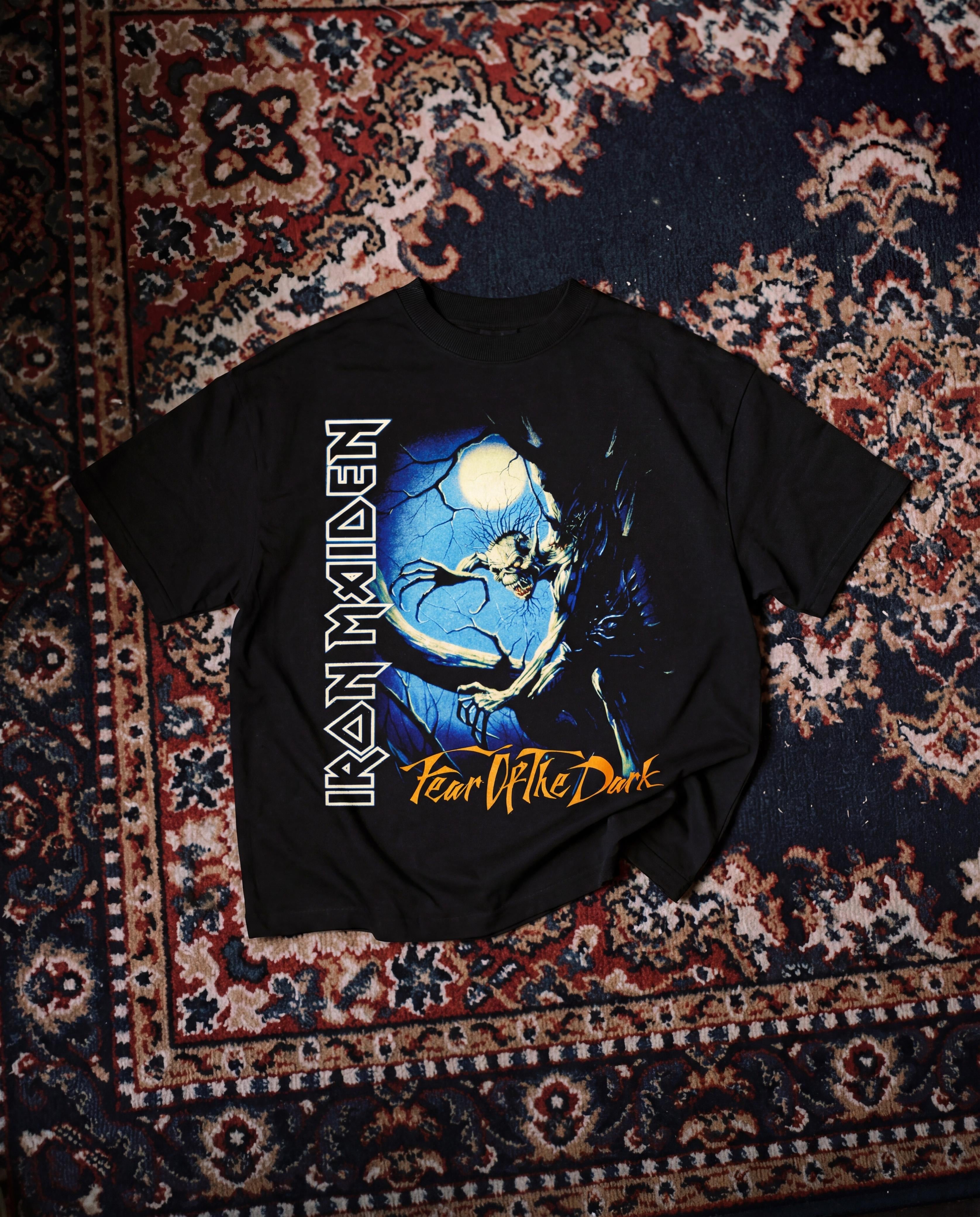 iron maiden black t-shirt