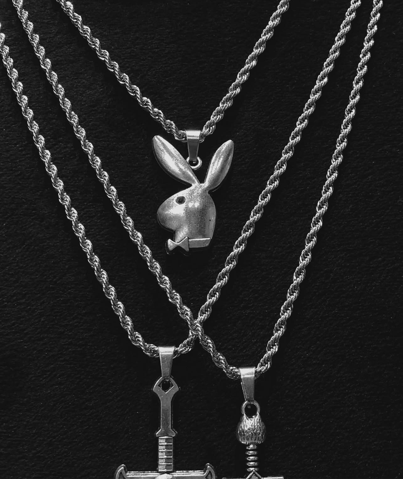 Swards and pb necklaces