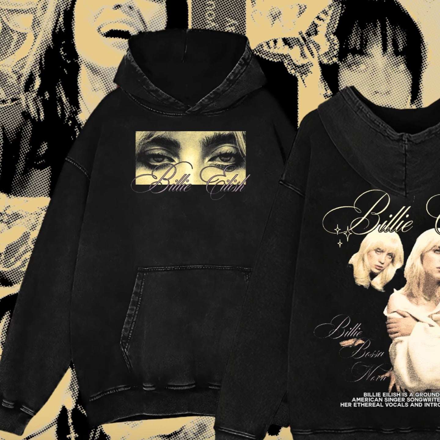 Billie eilish washed hoodie