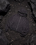 Blank leopard zip-up