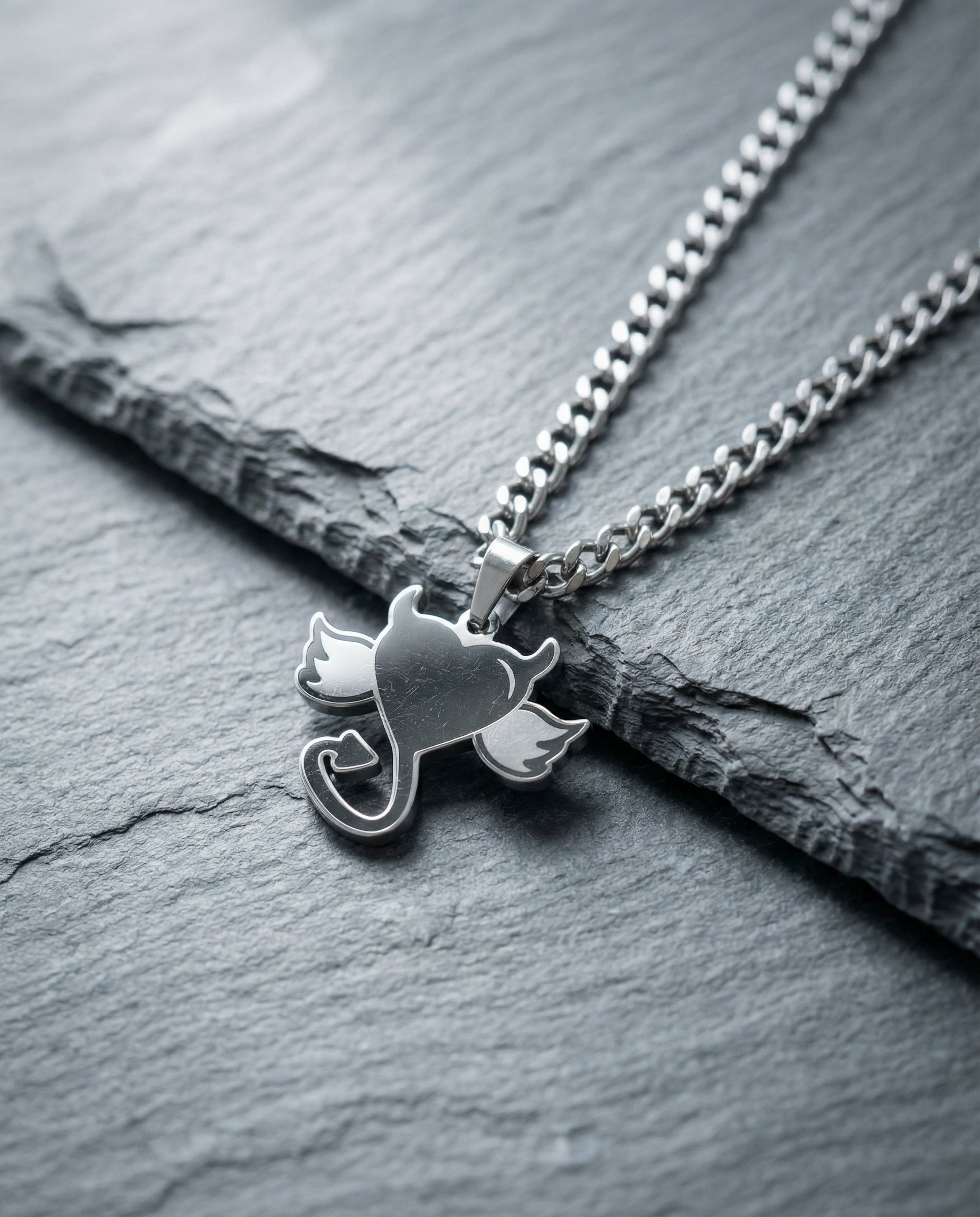 Angel heart necklace