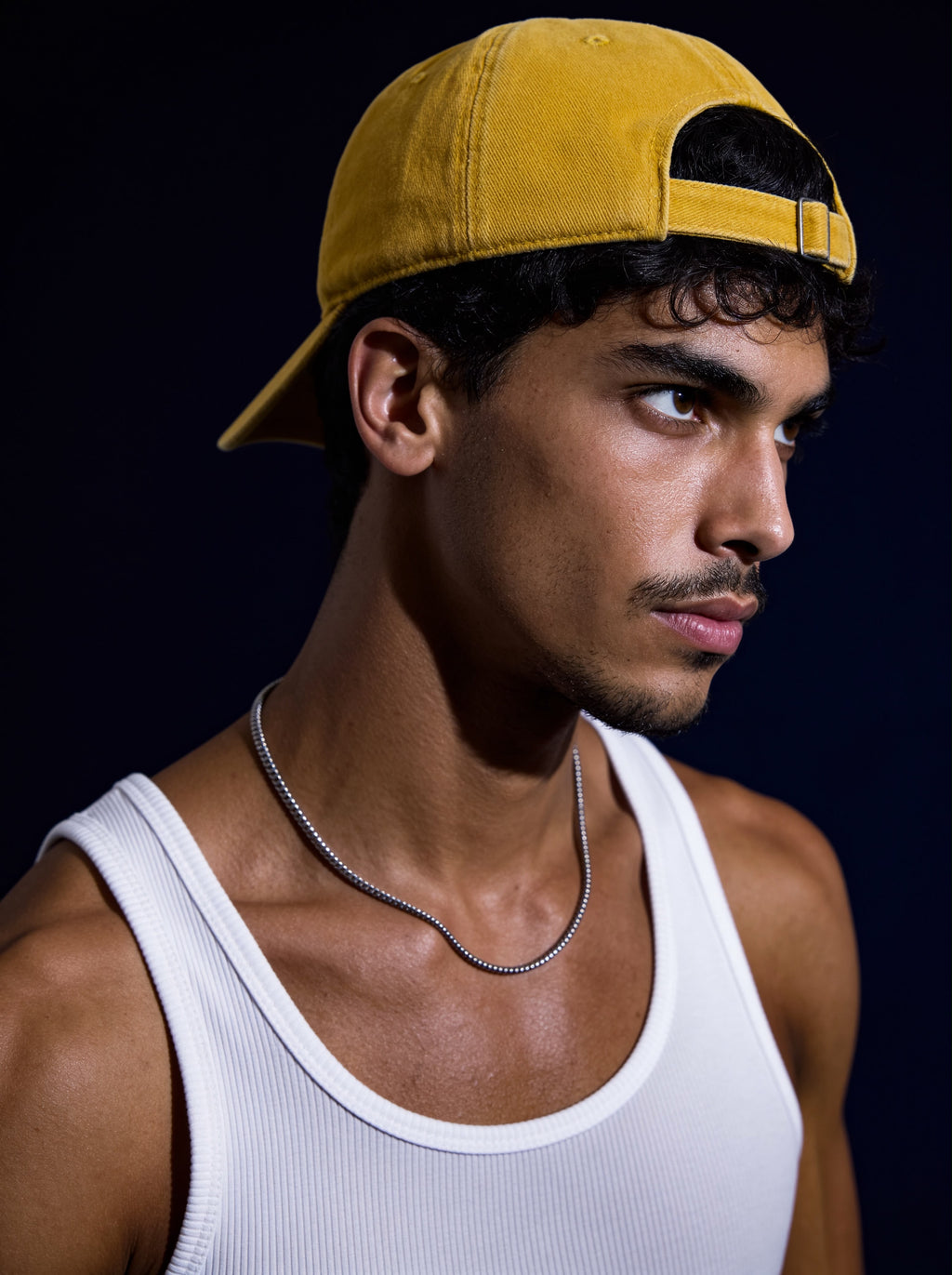 Cap yellow washed