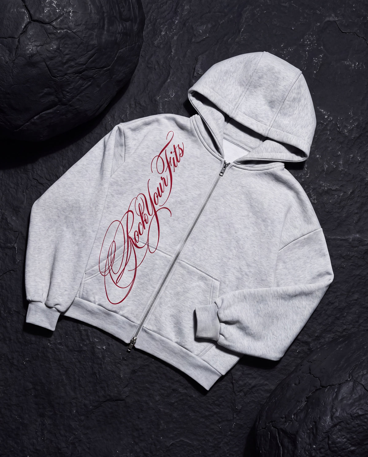 Script Zip Hoodie