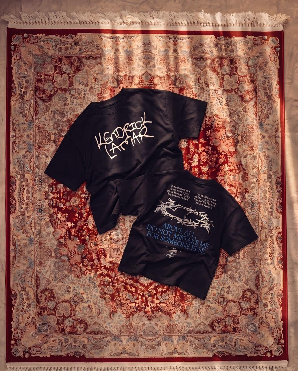 Kendrick lamar black t-shirt