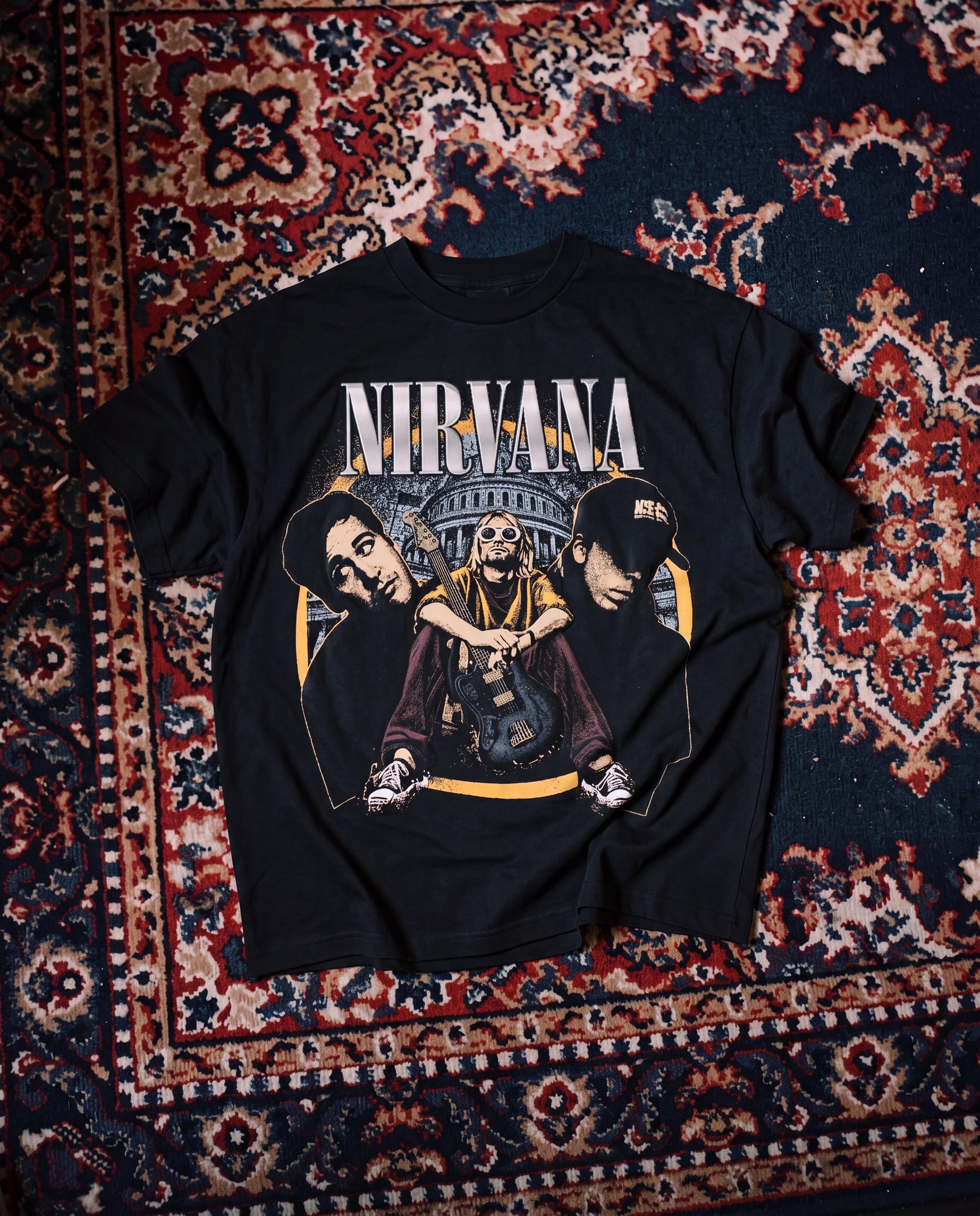 Nirvana black t-shirt
