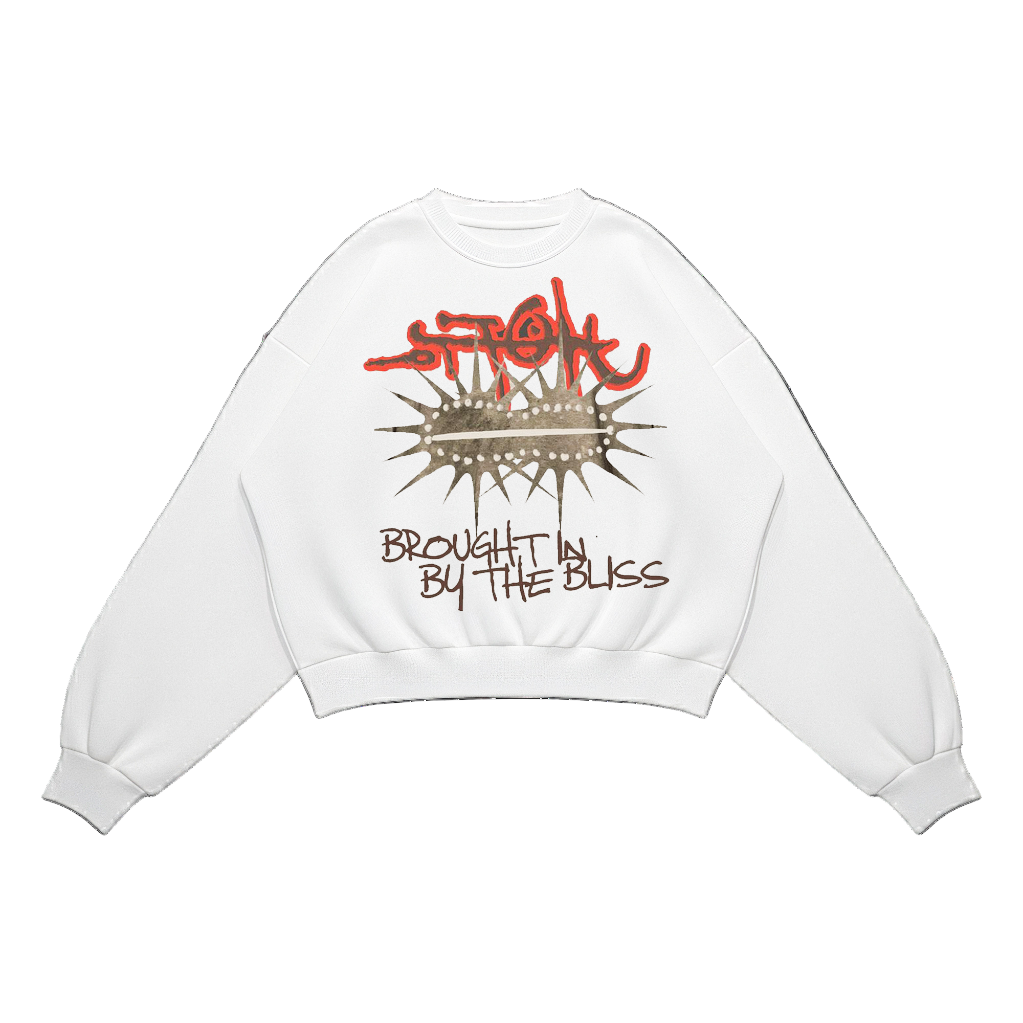 Utopia white crewneck