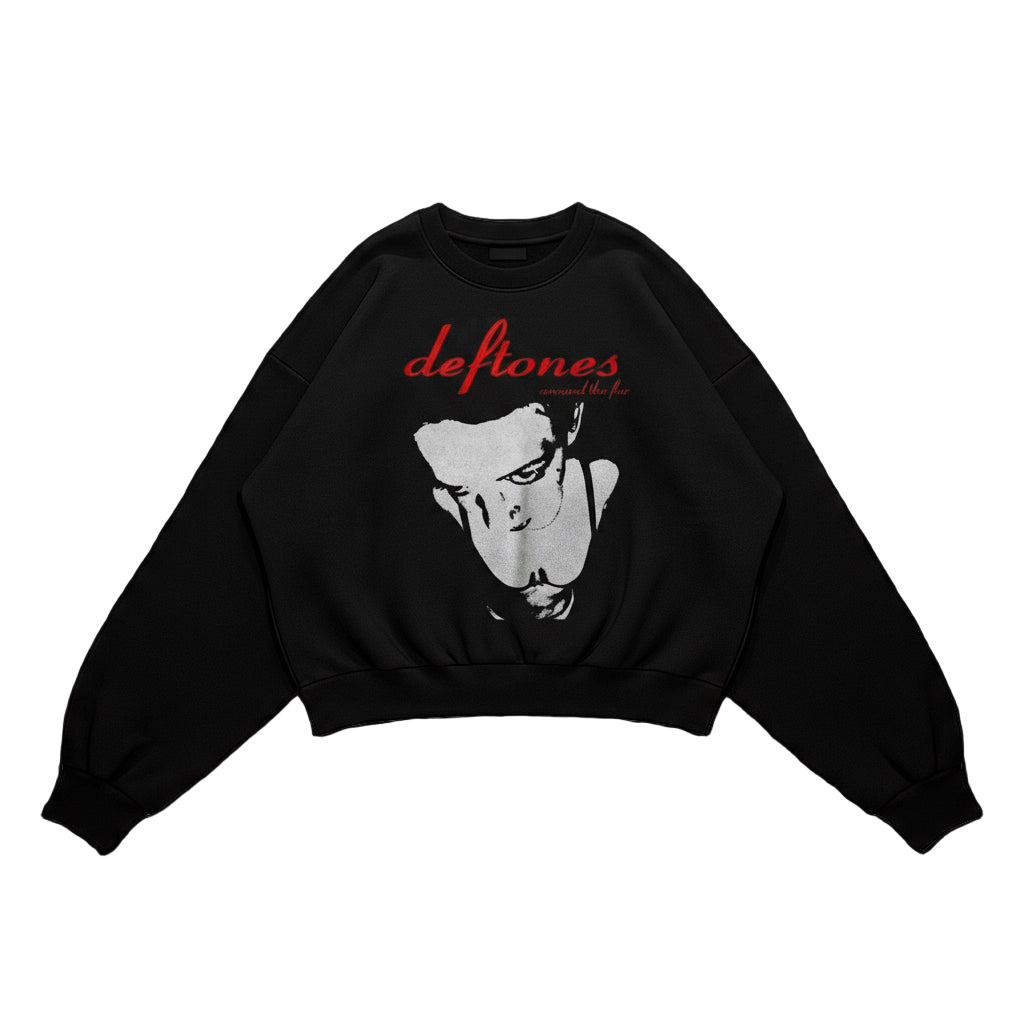 Deftones black crew neck