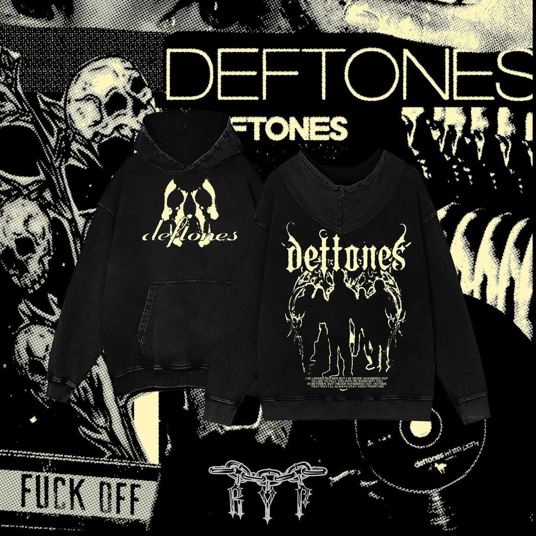Deftones washed hoodie v2